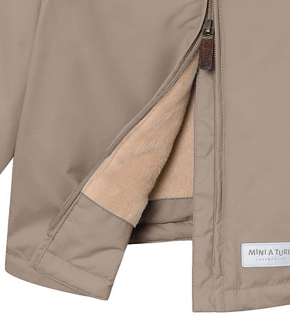 Mini A Ture Anorak - MatBabywen - Grey brown