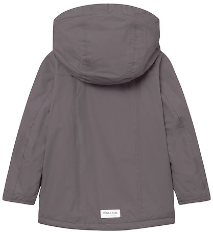 Mini A Ture Vinterjakke - MatVestyn Fleece - Plum Kitten