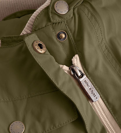 Mini A Ture Flyverdragt - MatWisti Fleece - Kalamata Green