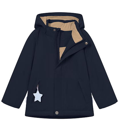 Mini A Ture Vinterjakke - MatAdyanko Fleece - Outer Space