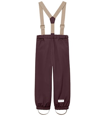 Mini A Ture Skibukser m. Seler - MatWilas - Fudge Aubergine