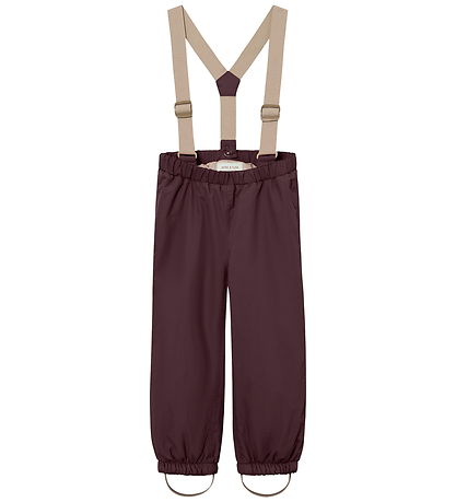 Mini A Ture Skibukser m. Seler - MatWilas - Fudge Aubergine