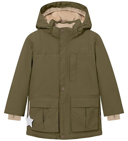 Mini A Ture Vinterjakke - MatKastorio Fleece - Kalamata Green