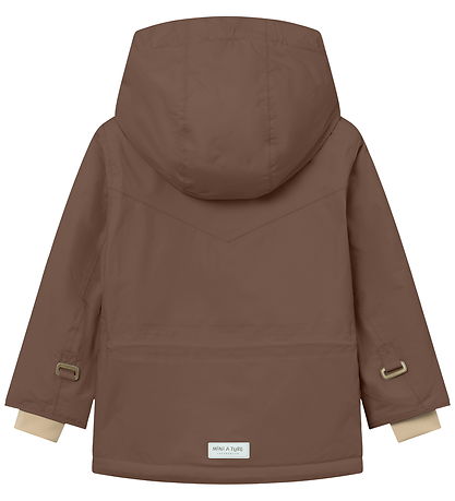 Mini A Ture Vinterjakke - MatWaldo Fleece - Chestnut Brown