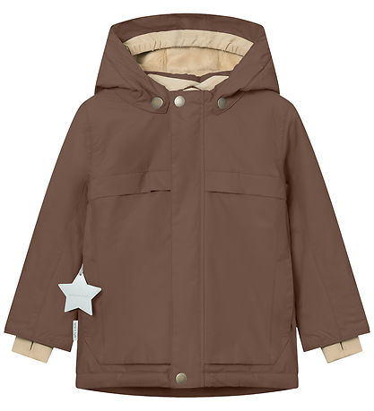 Mini A Ture Vinterjakke - MatWaldo Fleece - Chestnut Brown
