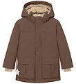 Mini A Ture Vinterjakke - MatKastorio Fleece - Chestnut Brown