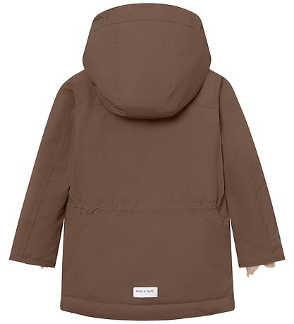 Mini A Ture Vinterjakke - MatKastorio Fleece - Chestnut Brown