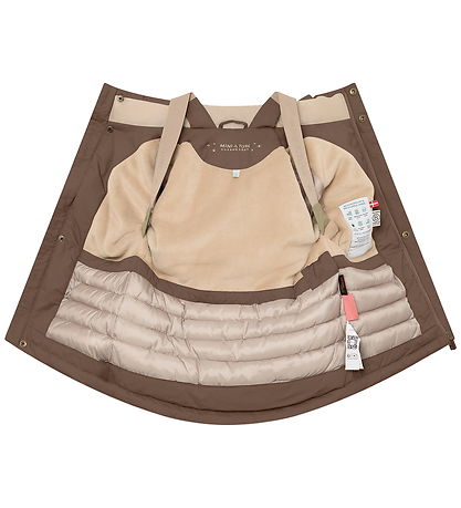 Mini A Ture Vinterjakke - MatKastorio Fleece - Chestnut Brown