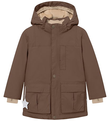 Mini A Ture Vinterjakke - MatKastorio Fleece - Chestnut Brown