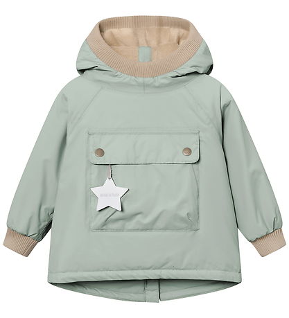 Mini A Ture Anorak - MatBabywen - Slate gray