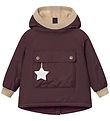 Mini A Ture Anorak - MatBabywen - Fudge aubergine