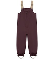 Mini A Ture Skibukser m. Seler - MatWalentex - Fudge Aubergine