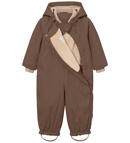 Mini A Ture Flyverdragt - MatWisti Fleece - Chestnut Brown