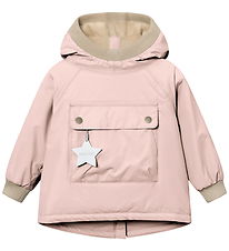 Mini A Ture Vinterjakke - MatBaby Wen Fleece Anorak - Adobe rose