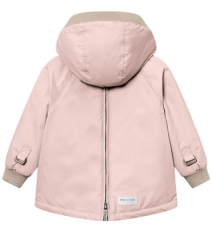 Mini A Ture Vinterjakke - MatBaby Wen Fleece Anorak - Adobe rose