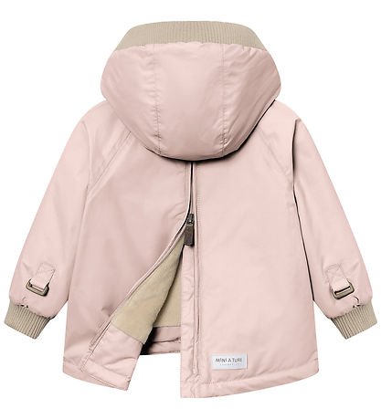 Mini A Ture Vinterjakke - MatBaby Wen Fleece Anorak - Adobe rose