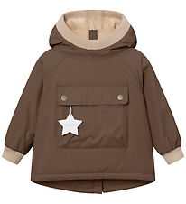 Mini A Ture Anorak - MatBabywen - Chestnut brown