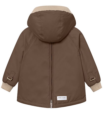 Mini A Ture Anorak - MatBabywen - Chestnut brown