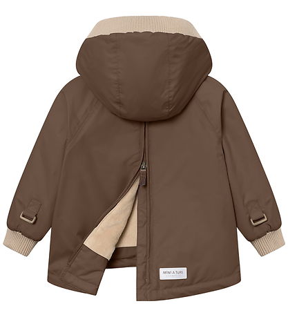 Mini A Ture Anorak - MatBabywen - Chestnut brown