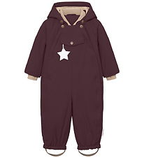 Mini A Ture Flyverdragt - MatWisti - Fudge aubergine