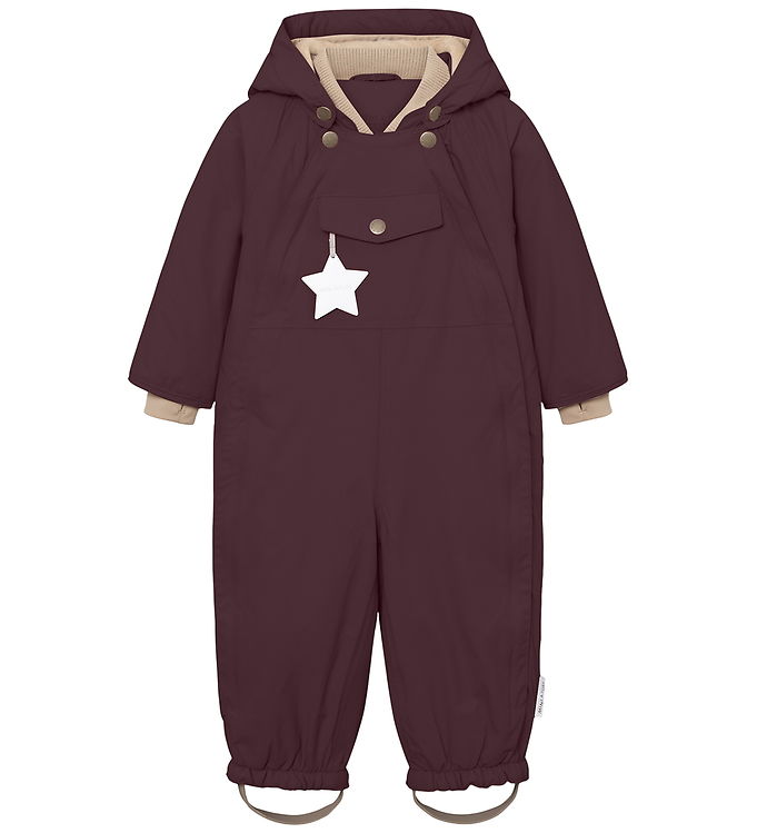 Mini A Ture Matwisti Fleeceforet Flyverdragt - Fudge Aubergine - 18 MDR./86