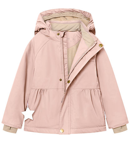 Mini A Ture Vinterjakke - MatBriddine Fleece - Adobe Rose