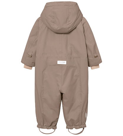 Mini A Ture Flyverdragt - MatWisti Fleece - Grey Brown