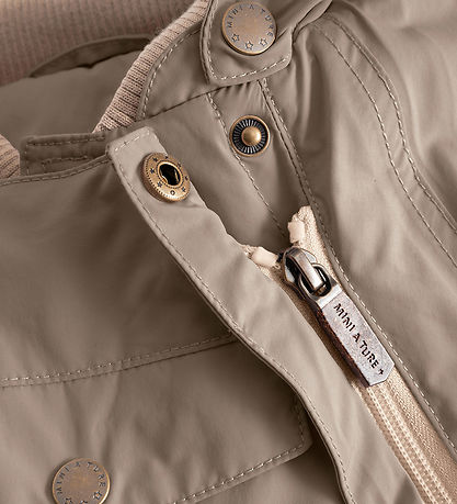 Mini A Ture Flyverdragt - MatWisti Fleece - Grey Brown