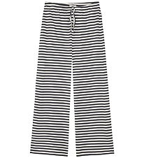 Mads Nørgaard Bukser - Rib - Verona -  Black/Vanilla Ice