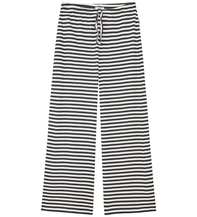 Mads Nørgaard Bukser - Rib - Verona - Black/Vanilla Ice