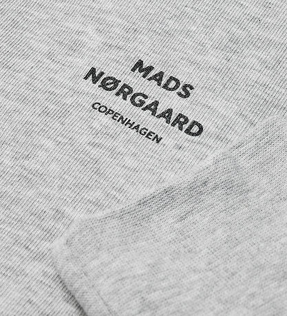 Mads Nørgaard Sweatshirt - Sonar - Grey Melange