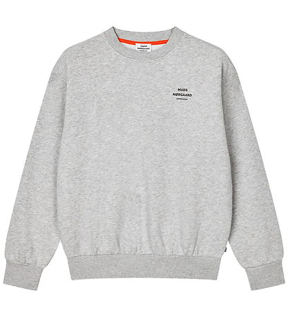 Mads Nørgaard Sweatshirt - Sonar - Grey Melange