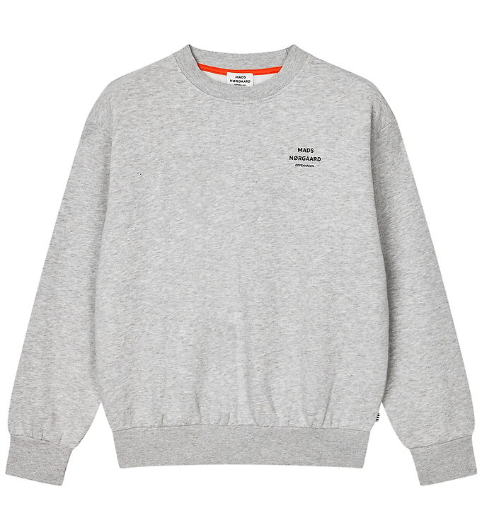 Mads Nørgaard Sweatshirt - Sonar - Grey Melange