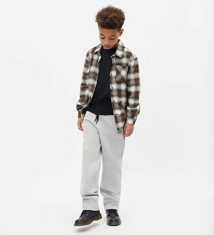Mads Nørgaard Sweatpants - Phil - Grey Melange