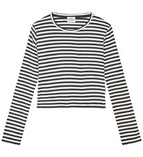 Mads Nørgaard Bluse - Tikka - Black/Vanilla Ice
