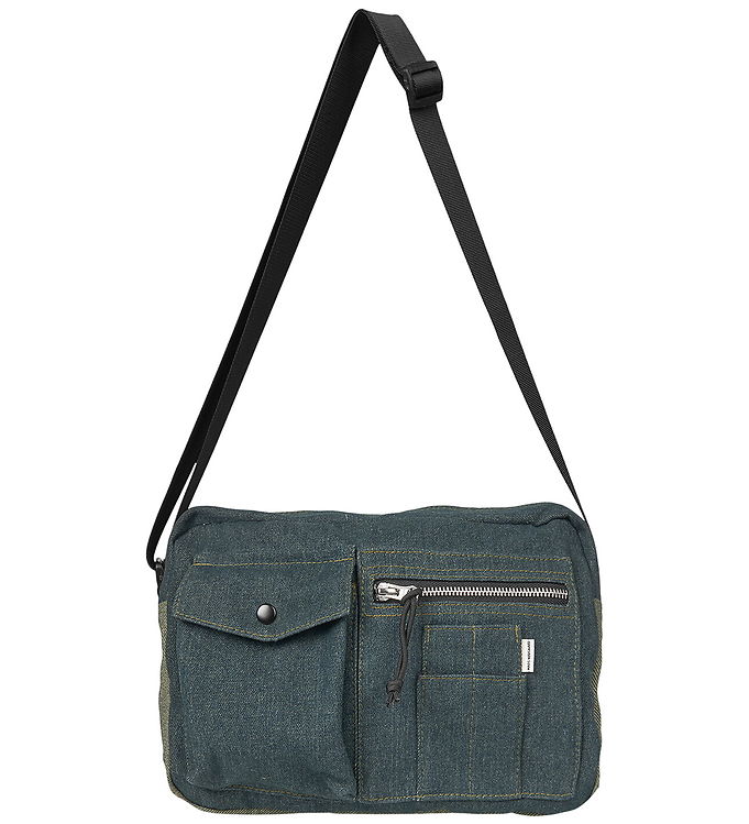 Mads Nørgaard Skuldertaske - Double D Cappa - Blue/Green Dye