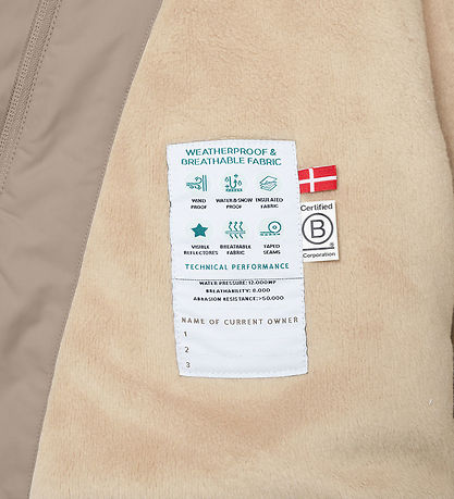 Mini A Ture Jakke - MatWang - Grey brown