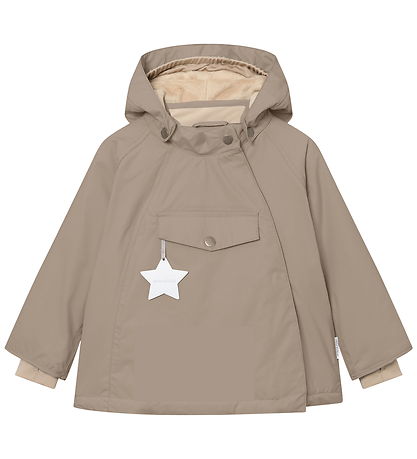Mini A Ture Jakke - MatWang - Grey brown