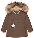 Mini A Ture Vinterjakke - MatWang - Chestnut brown