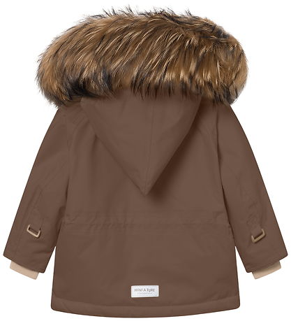 Mini A Ture Vinterjakke - MatWang - Chestnut brown