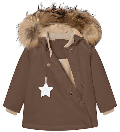 Mini A Ture Vinterjakke - MatWang - Chestnut brown