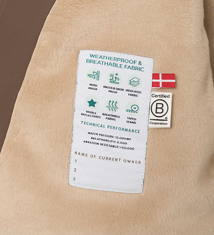 Mini A Ture Vinterjakke - MatWang - Chestnut brown