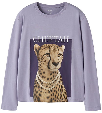 Name It Bluse - NkfVotea - Heirloom Lilac/Cheetah