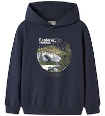 Name It Hættetrøje - NkmVugo - Navy Blazer/Mountain