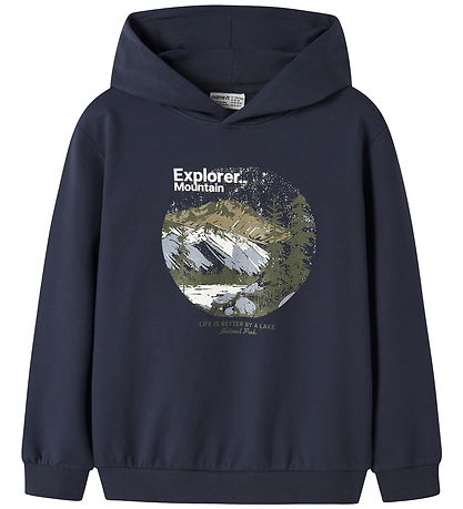 Name It Hættetrøje - NkmVugo - Navy Blazer/Mountain