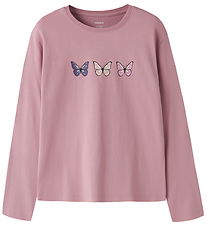 Name It Bluse - NkfVeen - Lilas/Butterfly