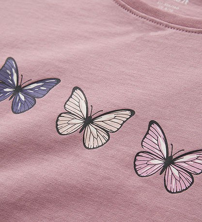 Name It Bluse - NkfVeen - Lilas/Butterfly