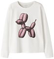 Name It Bluse - NkfVeen - Cloud Dancer/Balloon
