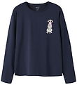 Name It Bluse - NkfVeen - Navy Blazer/Bubble Dog