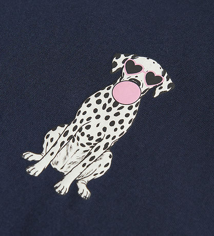Name It Bluse - NkfVeen - Navy Blazer/Bubble Dog
